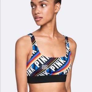 pink ultimate lightly lined sports bra